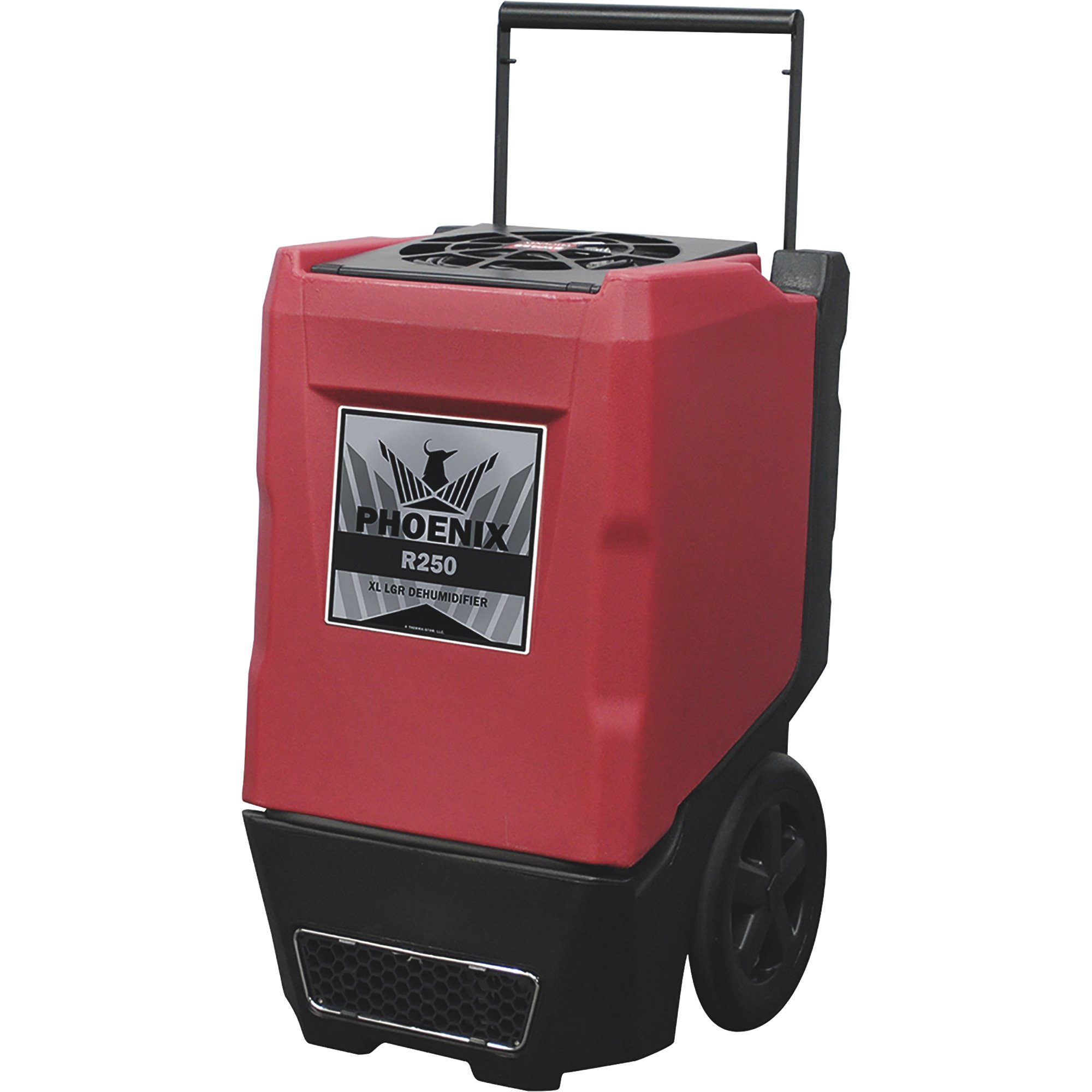 Phoenix Restoration Equipment XL LGR R250 Dehumidifier — 135 Pints/Day, Red, Xactimate Code: WTRDHM>>, Model# 4034460